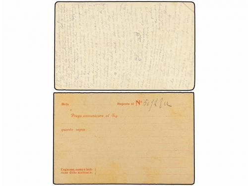 ✉ ITALIA. 1915-18. PRISIONEROS DE GUERRA. 2 tarjetas postale