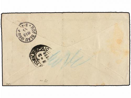 ✉ REPUBLICA DOMINICANA. 1896. MACORIS a ALEMANIA. Carta cert