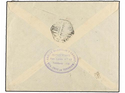 ✉ ESPAÑA: CANARIAS. Ed. 54 (2), 55 (2). 1938 (11 Dic.). LA O