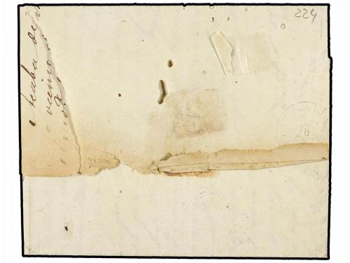 ✉ ESPAÑA. Ed. 35. 1860. CALDAS DE REIS a NOYA. 1/2 onza, mat