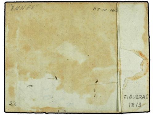 ✉ ESPAÑA: PREFILATELIA. 1813 (10-Enero). OCUPACIÓN FRANCESA.