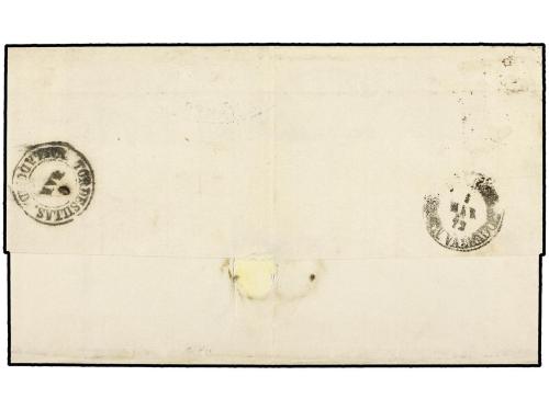 ✉ ESPAÑA. Ed. 107F. 1872. ANDÚJAR a TORDESILLAS. 50 mils. az