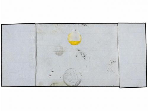 ✉ ESPAÑA. Ed. 81F. 1866. MADRID a ORTIGOSA. 4 cuatos azul. F