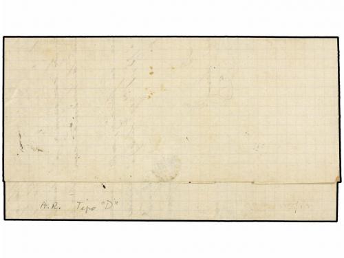 ✉ ESPAÑA. Ed. 133F, 141. 1874. BARCELONA a BLANES. 10 cent. 