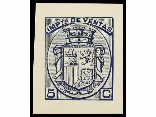 ESPAÑA: FISCALES. IMPUESTO DE VENTAS. Cuatro PRUEBAS DE PUNZ