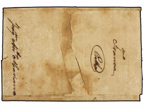 ✉ BRASIL. 1833 (21 Febrero). SAO PAULO a RÍO DE JANEIRO. Mar