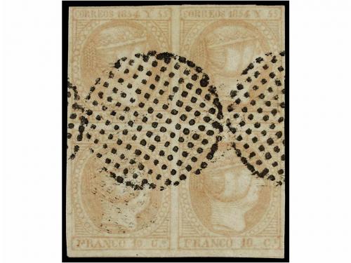 ° FILIPINAS. Ed. 2b (4). 10 cts. rose. Block of four (sheet 