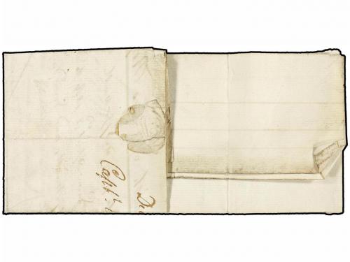 ✉ GIBRALTAR. 1807. GIBRALTAR to LONDON. Charged "5/4" (doubl