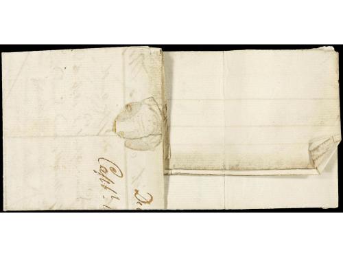 ✉ GIBRALTAR. 1807. GIBRALTAR to LONDON. Charged ´5/4´ (doubl