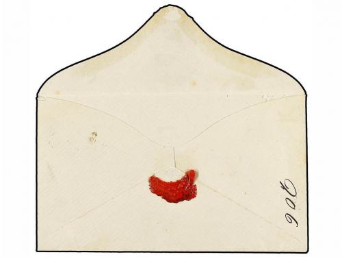 ✉ BOLIVIA. (1871 CA.). LA PAZ a SUCRE. Sobre con membrete de