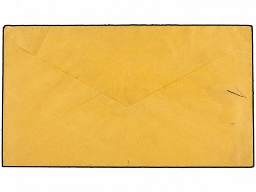 ✉ BOLIVIA. 1876 ca. AROMA a LA PAZ. Sobre con la marca FRANC