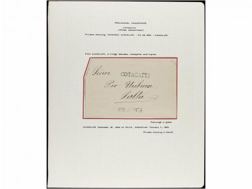 ✉ BOLIVIA. 1879-1883. GUERRA DEL PACÍFICO. Siete cartas circ