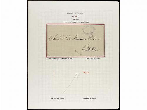 ✉ BOLIVIA. 1879-1883. GUERRA DEL PACÍFICO. Siete cartas circ