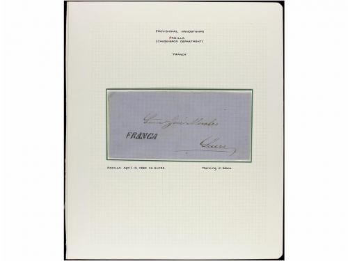 ✉ BOLIVIA. 1879-1883. GUERRA DEL PACÍFICO. Siete cartas circ