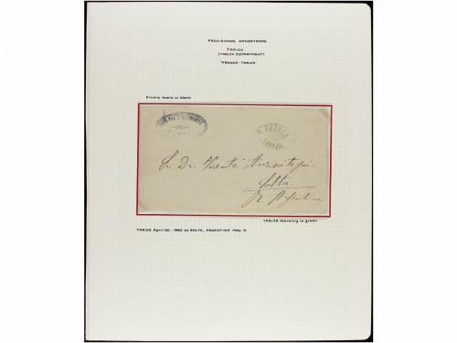 ✉ BOLIVIA. 1879-1883. GUERRA DEL PACÍFICO. Siete cartas circ