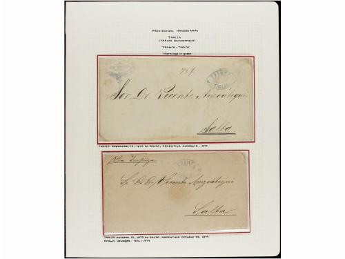 ✉ BOLIVIA. 1879-1883. GUERRA DEL PACÍFICO. Siete cartas circ