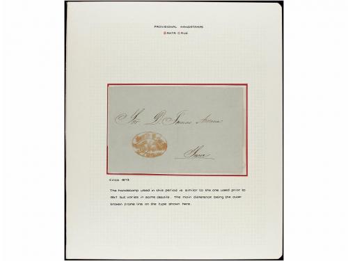 ✉ BOLIVIA. 1880-1936. MARCAS PROVISIONALES DE PORTES PAGADOS