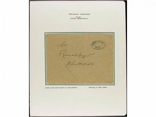 ✉ BOLIVIA. 1880-1936. MARCAS PROVISIONALES DE PORTES PAGADOS