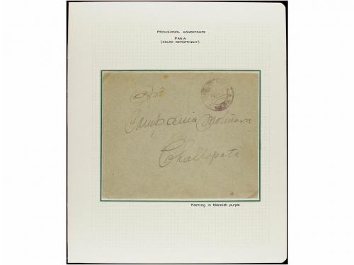 ✉ BOLIVIA. 1880-1936. MARCAS PROVISIONALES DE PORTES PAGADOS