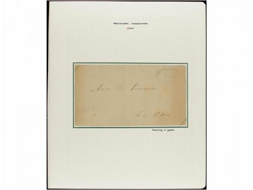 ✉ BOLIVIA. 1880-1936. MARCAS PROVISIONALES DE PORTES PAGADOS