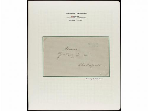 ✉ BOLIVIA. 1880-1936. MARCAS PROVISIONALES DE PORTES PAGADOS