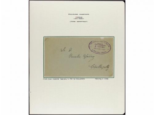 ✉ BOLIVIA. 1880-1936. MARCAS PROVISIONALES DE PORTES PAGADOS