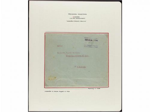 ✉ BOLIVIA. 1880-1936. MARCAS PROVISIONALES DE PORTES PAGADOS