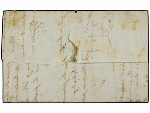✉ ESPAÑA. Ed. 100 (2). 1869 (13 Mayo). MADRID a MÉXICO. 200 