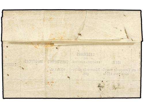 ✉ ESPAÑA. Ed. 23. 1853 (13 Dec.). MADRID correo interior. 3 