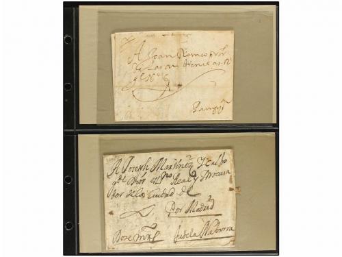 ✉ ESPAÑA: PREFILATELIA. 1643-1709. NAVARRA. Conjunto de 16 c