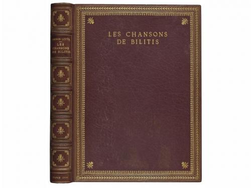 1906. LIBRO. (LITERATURA-BIBLIOFILIA). LOUYS, PIERRE:. LES C