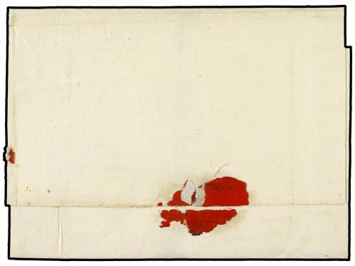 ✉ MEXICO. (1810 CA). Envuelta circulada A GUATEMALA. Marca C