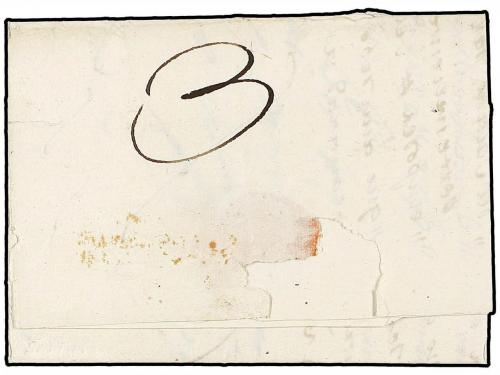 ✉ MEXICO. 1801. SALTILLO a MONCLOVA. Marca FRANQUEADO/EN SAL