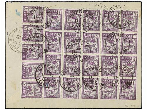 ✉ INDOCHINA FRANCESA. 1929. HANOI to PARÍS. FIRST FLIGHT cov