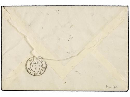 ✉ INDOCHINA FRANCESA. 1932. HANOI to PARÍS. FIRST FLIGHT cov