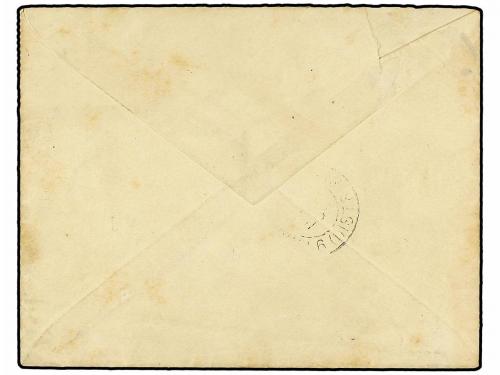 ✉ ARGENTINA. Sc. 23(3). 1891. BUENOS AIRES a PARIS. 4 ctvos.