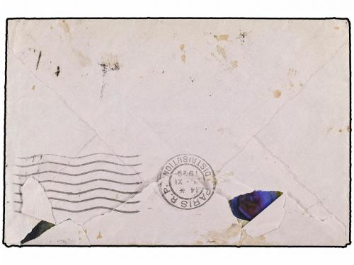 ✉ INDOCHINA FRANCESA. 1929. HANOI to PARÍS. FIRST FLIGHT cov