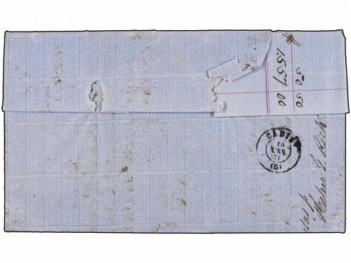 ✉ ESTADOS UNIDOS. Sc. 146, 148, 150. 1870 (Dec. 23). Invoice
