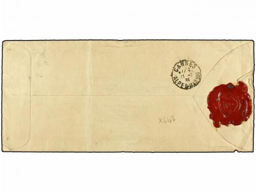 ✉ MONACO. 1935. NEWTON (Great Britain) to MONTECARLO. 1 d. r