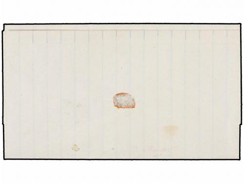 ✉ COLOMBIA. Sc. 96c. 1876. MEDELLIN a BOGOTÁ. 10 cents. malv