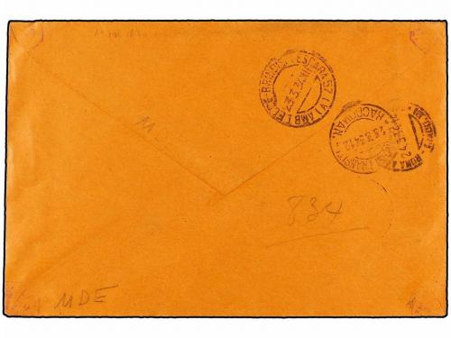 ✉ ITALIA: EGEO (Colonia italiana). Sa. A-30/33. 1934. RODI a