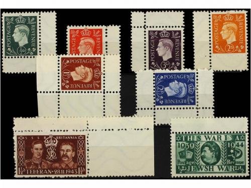(*) ALEMANIA. Mi. 1/2, 3/8. 1940. PROPAGANDA FORGERIES. Comp