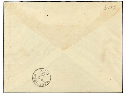✉ GUATEMALA. Sc. 43, 44 (12). 1896. GUATEMALA a ALEMANIA. 1 