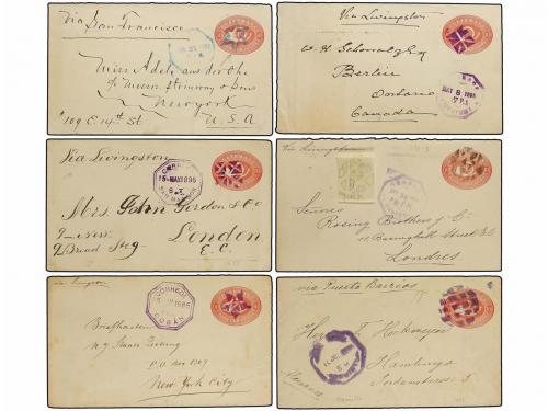 ✉ GUATEMALA. 1890-98. Group of 17 covers with different FANC