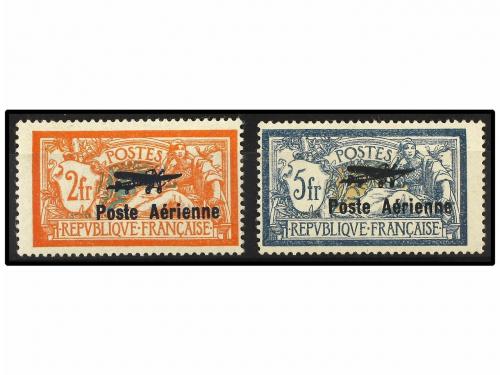 ** FRANCIA. Yv. A-1/2. 1927. Complete set, never hinged. Yve