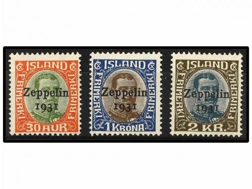 ** IRLANDA. Yv. A-9/11. 1931. Complete set, never hinged. Yv
