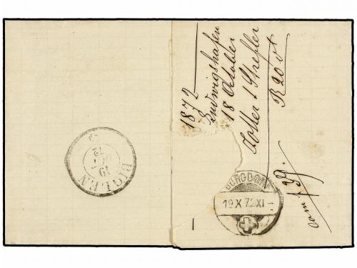 ✉ ALEMANIA ANTIGUOS ESTADOS: BAVIERA. Mi. 22, 23 (2). LUDWIG