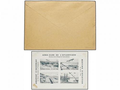 ✉ FRANCIA. 1936-37. MEETINGS D'AVIATION. 2 sobres Journees A