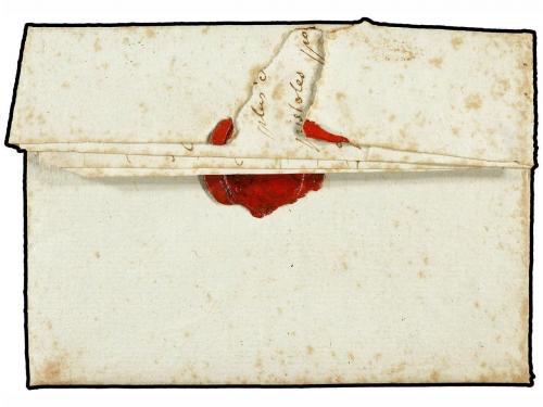 ✉ HAITI. 1773 (30-Julio). PORTLEVEQUE (Francia) a PORT AU PR
