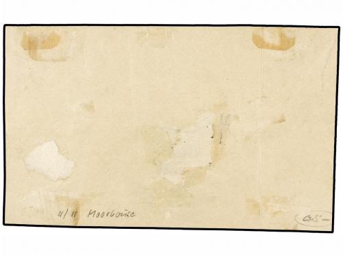 Δ PERU. Yv. 2, 6(2). 1882 (15-Abril). Fragmento de Plica Jud